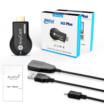 Dongle Receiver รองรับ HDMI Stick M2 Plus 1080P Wireless WiFi Display สำหรับศัพท์แล็ปท็อป DLNA Miracast AnyCast Airplay