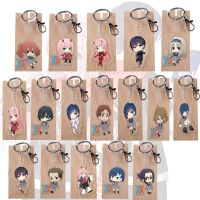 17PcsLot Anime DARLING in the FRANXX Acrylic Keychain Hiro Zero Two Keyring Pendant Bag Charm Key Ring Holder Gift Wholesale