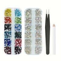 5280 ชิ้นเล็บ Rhinestones - อุปกรณ์งานฝีมือระดับมืออาชีพสำหรับ DIY, แต่งหน้าและการออกแบบเล็บ!