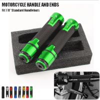 ㍿¤ 22mm 7/8 CNC Aluminum Rubber Motorcycle Anti-Skid Handle Grips grips handlebar For KAWASAKI Z750 Z 750 Z-750 2007-2012