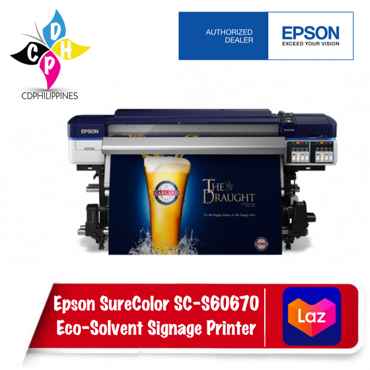 Epson Surecolor Sc S60670 Eco Solvent Signage Printer Lazada Ph 3508