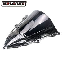 สำหรับ HONDA CBR650R CBR 650R 2019-2020กระจกคาร์บอนไฟเบอร์รถมอเตอร์ไซด์ปกป้องหน้าจอกระจกหน้ารถกระจกหน้ารถ