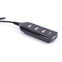 USB 2.0ความเร็วสูง4พอร์ต Splitter Usb Hub Adapter สำหรับพีซีแล็ปท็อปคอมพิวเตอร์สีดำและสามารถใช้เป็นรายบุคคลเท่านั้น