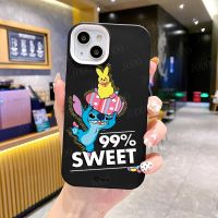 Silicon iPhone Case Stitch Pikachu ForiPhone 14 13 12 11 Pro Promax 6 6S 7 8 Plus X XR XSMax SE Shockproof TPU Soft Casing Cover JODO