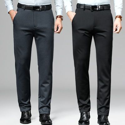 กางเกงธุรกิจบางผู้ชายกางเกงสูทลำลองสำหรับชายหนุ่มใหม่เกาหลี2022ฤดูใบไม้ผลิ/ฤดูร้อน