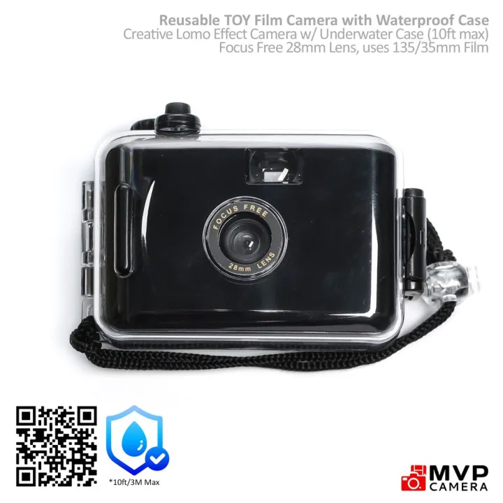 Aquapix REUSABLE Waterproof Lomo Retro Toy Film Camera 135 35mm Not Disposable MVP CAMERA