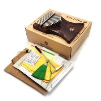 【YF】 Original Hluru 17 Rosewood Mbira Kalimba  Calimba Gifts Musical Instruments With Tabs Music