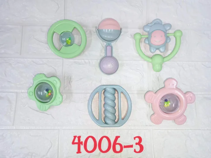 Newborn baby teether rattle toy 01 year old baby educational early