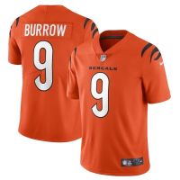 NFL Cincinnati tiger Bengals football take 9 Joe Burrow jersey sportswear mens wear เสื้ออเมริกันฟุตบอล เสื้อรักบี้ เสื้อกีฬาชาย เสื้อบอล เกรด player เสื้อบอลวินเทจ