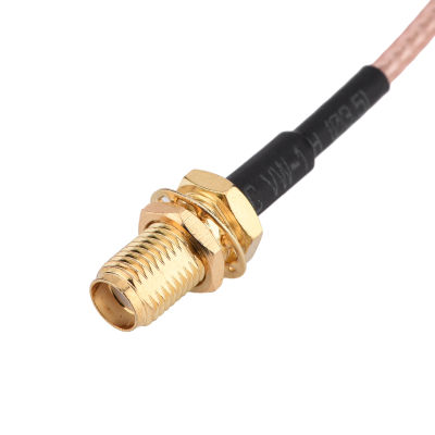 Fosa Digtail สาย SMA หญิง MMCX ชายมุมขวา RF Pigtail Coaxial Extension Cable RG316 25 ซม.