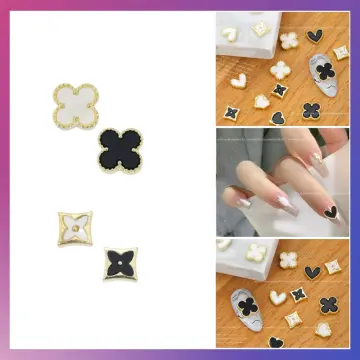 Buy JoyKott Luxury Brand 3D Nail Art Sticker Large Sheet LV Online at  desertcartINDIA