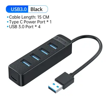 USB Hub Adapter High Durability Transfer Data ABS Phone OTG Host