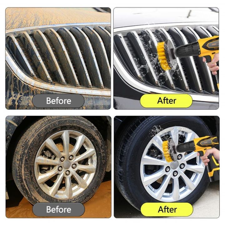 3pcs-set-electric-scrubber-brush-drill-brush-kit-plastic-round-cleaning-brush-for-carpet-glass-car-tires-nylon-brushes-2-3-5-4in