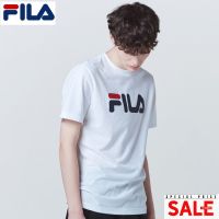 [Fila Korea] Fila Unisex Linear Logo T-shirts FS1RSC2001X Off White Tee