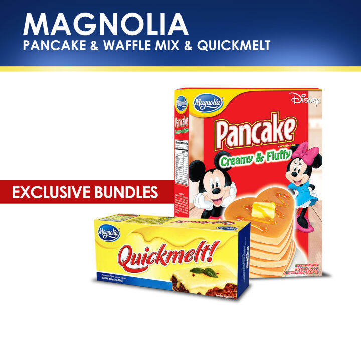 Magnolia Pancake & Waffle Mix (400g), Magnolia Quickmelt (440g) Lazada PH