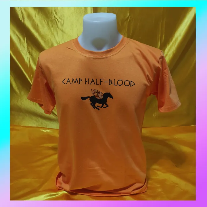  Camisa Camp Half-Blood, 3XL, Anaranjado : Ropa