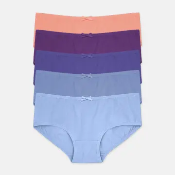 Jockey® Ladies 5pcs Midi Panties, Cotton Spandex