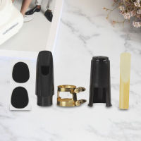 Soprano Saxophone Flute Head Set With Reedcover Soprano Sax Whistle Head Set LignatureBite Pads Soprano Sax Mouthpiece Set