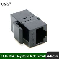 Cat6 Rj45แจ็คตัวเชื่อมต่อตัวเมียแบบ Snap-In พอร์ตอะแดปเตอร์ปลั๊กคอนเนคเตอร์สำหรับแผงควมคุมไฟฟ้าป้ายติดผนัง