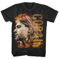 Kurt Cobain Side View Nirvana ใน Utero Rock เสื้อยืดผู้ชาย Unisex