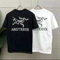 Arcteryx เสื้อยืดผ้าฝ้ายผืนใหญ่สำหรับฤดูร้อนโลโก้นกยอดนิยม2023นกใส่สบายแขนสั้นสไตล์นักท่องเว็บแบบลำลองทรงหลวม