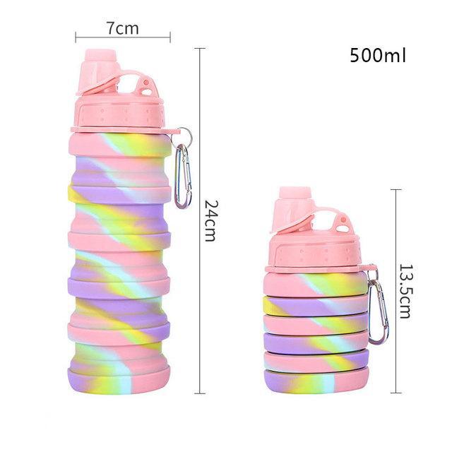500ml-creative-silicone-folding-water-cup-outdoor-sports-ride-fitness-portable-kettle-camouflage-gift-cup-free-delivery-items