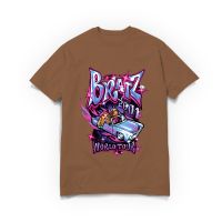 2023NewBratz T เสื้อผู้หญิงขนาดใหญ่เสื้อ Aesthetic Harajuku Y2k Men Streetwear สีดำสบายๆ100% Cotton แขนสั้น Tees