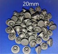 【DT】hot！ 20mm100pcs! GreyRed Color Butyl rubber stopper medical for vialssilicone rubberinjection vials stopperrubber cap