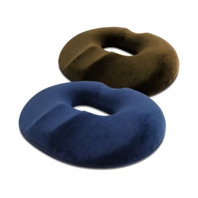 หมอนโดนัท เมมโมรี่โฟม ออกแบบตามหลักสรีระการนั่ง Ergonomic Donut Pillow, Seat Cushion (มี2สีให้เลือก)Anti Decubitus Cleaner สำหรับการดูแลอัมพาต เก้าอี้ล้อเลื่อนพิเศษสำหรับผู้ป่วยสูงอายุ เบาะรองนั่งสำหรับผู้ใหญ่