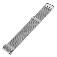 สายสายนาฬิกาสำหรับเปลี่ยนแบบ Milanese Loop 14มม. 16มม. 18มม. 20มม. 22มม. 24มม. สำหรับ Huami Amazfit Bip สายรัดข้อมือปล่อยได้อย่างรวดเร็วสแตนเลสสตีลผู้ชายผู้หญิงสายรัดข้อมือโลหะสากล