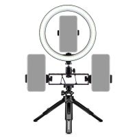 10-Inch Ring Light Bracket, Live Broadcast Adjustable Cold and Warm Light Multi-Position Fill Light Bracket