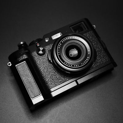 L ประเภทวงเล็บขาตั้งกล้อง Quick Release แผ่นฐาน Grip Handle สำหรับ Fujifilm Fuji X100 V X100v X-100V กล้องดิจิตอล Arca-Swiss RSS