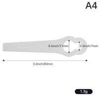 【แฟลชเซล】 10ชิ้นใบมีดพลาสติกสำหรับฟอร์ลดิโฮเฟอร์สำหรับเครื่องเล็มหญ้า18 Li ใบมีดตัด