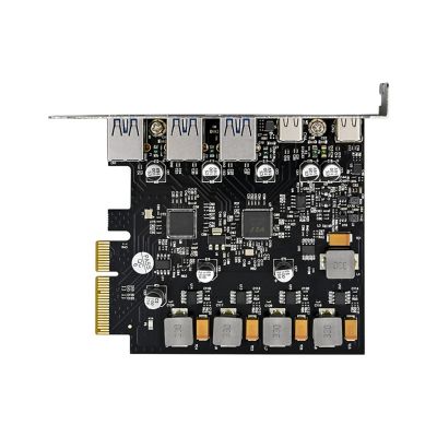1 PCS PCIE X4 Expansion Card ASM3142 3A2C Expansion Card PCIE Industrial Server Grade High-Speed Conversion Card