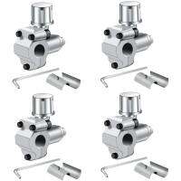 4 Pack BPV 31 Piercing Valve Line Tap Valve Kits Adjustable for Air Conditioners HVAC 1/4 Inch5/16 Inch3/8 Inch Tubing