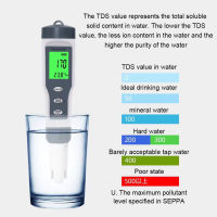 3-In-1 PH Meter คุณภาพน้ำ PH Tester 0-14ช่วงการวัด Digital TDS Water Test Meter สำหรับน้ำดื่มสระว่ายน้ำ Aquarium