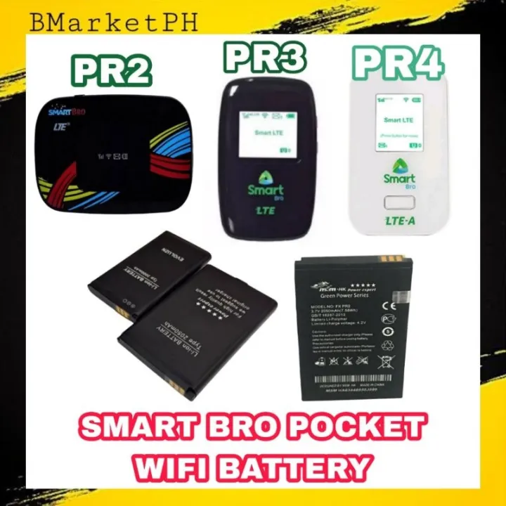 SMART Bro Pocket WIFI Battery PR3 PR2 PR4 ( Fast Delivery ) Lazada PH