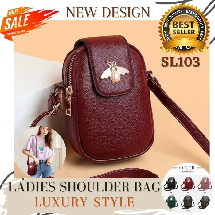 Tas Selempang Shoulder Sling Mini Bag Wanita Branded Original Import