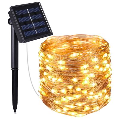 20m/10m/5m Solar Led Light Outdoor Solar String Lights Fairy Lights Christmas Decorations for Home Street Garland Curtain Light Fairy Lights