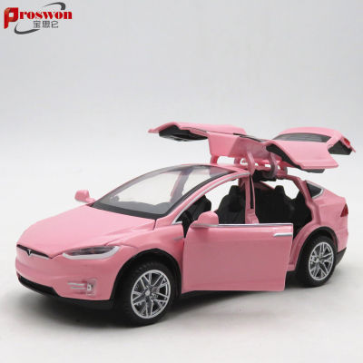Baosilun Six-Door Sports Car Warrior Acoustic And Lighting Toys Car Gullwing Door Metal Car 6610 Bulk Tesla
