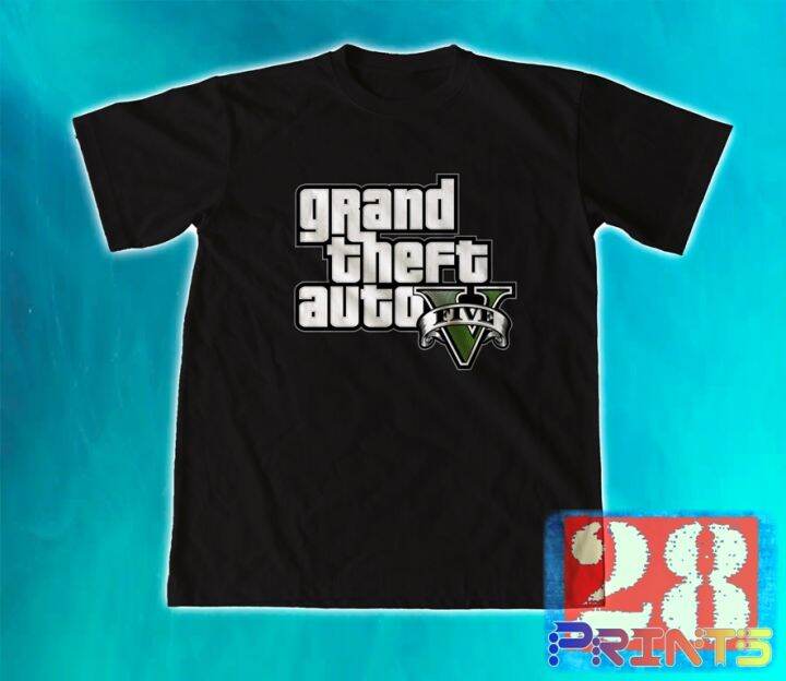 GTA V / Grand Theft Auto Five / Rockstar / Logo / Game / T shirt ...