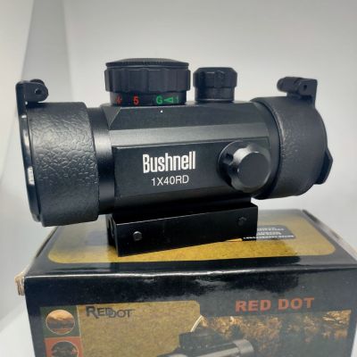 กล้องเรดดอท Bushnell 1x40RD SIGHT Pointer Red/Green Dot เรดดอท ไฟ 2 สี ขาจับราง 1 cm. และ 2 cm