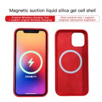 New Original No Mag Safe Case For Iphone 12Pro 12 Pro Max Liquid Silicone Luxury Cover 12 Mini Shockproof Case Cover