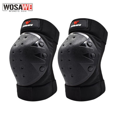 WOSAWE Motorcycle Motocross Knee Pad Protector Riding Skiing Snowboard Tactical Skate Protective Knee Guard Moto Knee Support