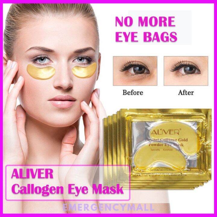 ALIVER Effective Collagen Eye Mask 24k Gold Moisturizing Dark Circle