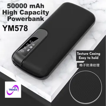 Power Bank 50000mAh Portable Charger With LED Light Large Capacity  PowerBank 50000 mAh External Battery For 13 X