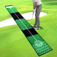 Golf Carpet Putting Mat Thick Smooth Practice Putting Rug for Indoor Home Office Golf Practice Grass Mat Golf Training28.5X240cm