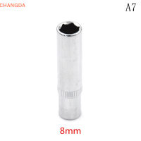 ?【Lowest price】CHANGDA 1/4 Deep SOCKET 4-14mm HEX NUT DRIVER wrench อุปกรณ์ซ่อมรถยนต์