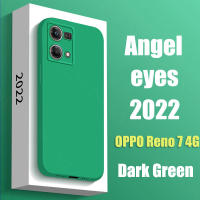 เคสนิ่มสำหรับ OPPO Reno 7 4G ใหม่เคสโทรศัพท์ของแท้เลนส์ออกแบบ Angel Eyes กันกระแทกปกป้องเต็มรูปแบบฝาหลัง Reno7 4G