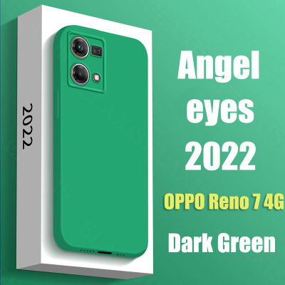 เคสนิ่มสำหรับ OPPO Reno 7 4G ใหม่เคสโทรศัพท์ของแท้เลนส์ออกแบบ Angel Eyes กันกระแทกปกป้องเต็มรูปแบบฝาหลัง Reno7 4G